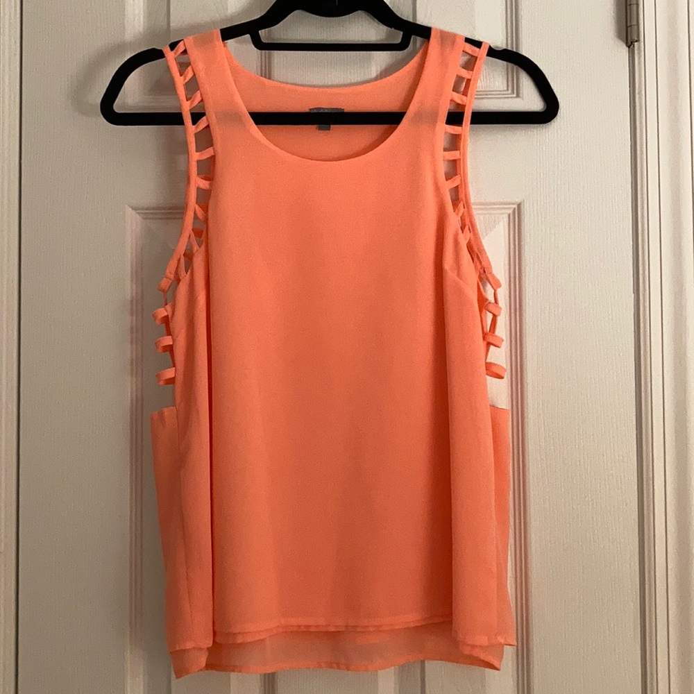 Neon Coral Blouse